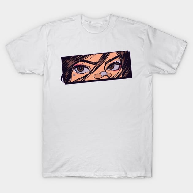 the woman's eyes T-Shirt by Zivanya's art